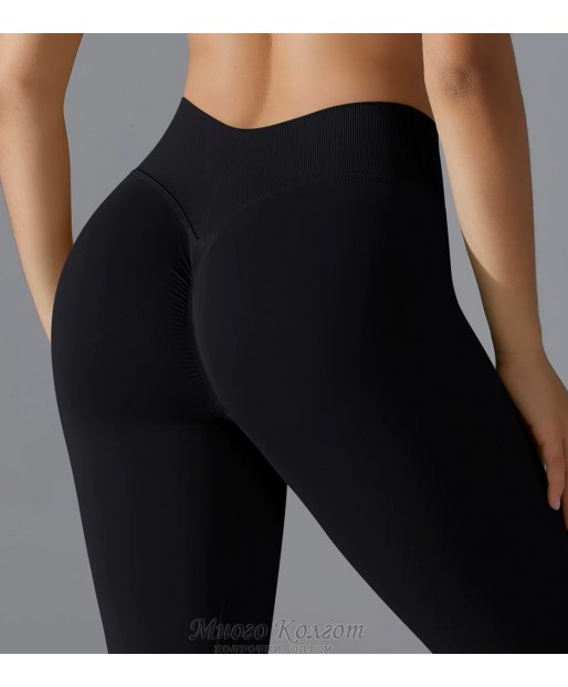 Спортивні леггінси Пуш-Ап з V-подібним поясом Leggings PUSH-UP model 84